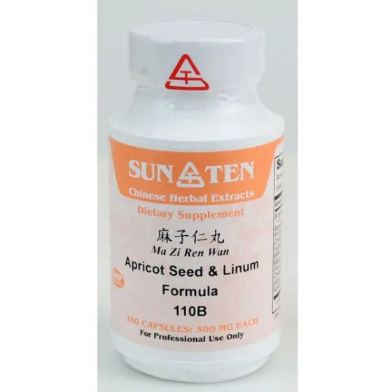 Sun Ten Apricot Seed & Linum Formula 110B - 100 Capsules