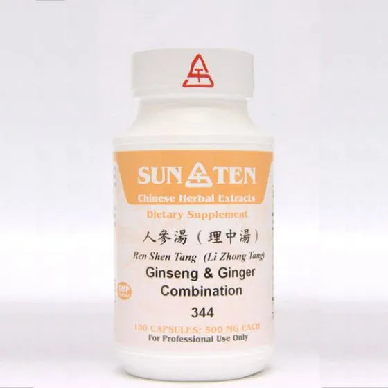 Sun Ten Ginseng & Ginger Combination 344B - 100 Capsules