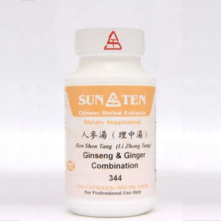 Sun Ten Ginseng & Ginger Combination 344B - 100 Capsules