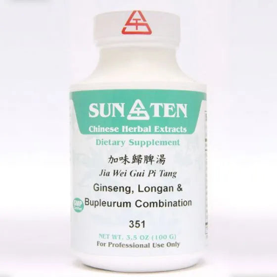 Sun Ten Ginseng - Longan - & Bupleurum Combination 351 Granules - 100g