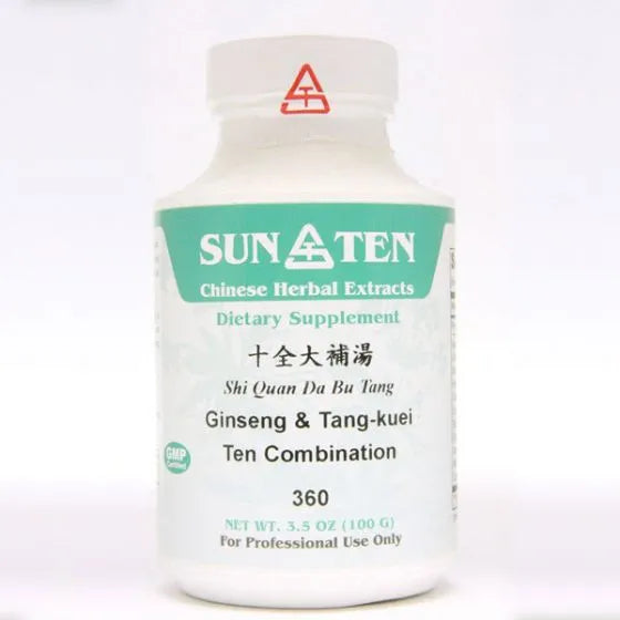 Sun Ten Ginseng & Tang-Kuei Ten Combination 360 Granules - 100g