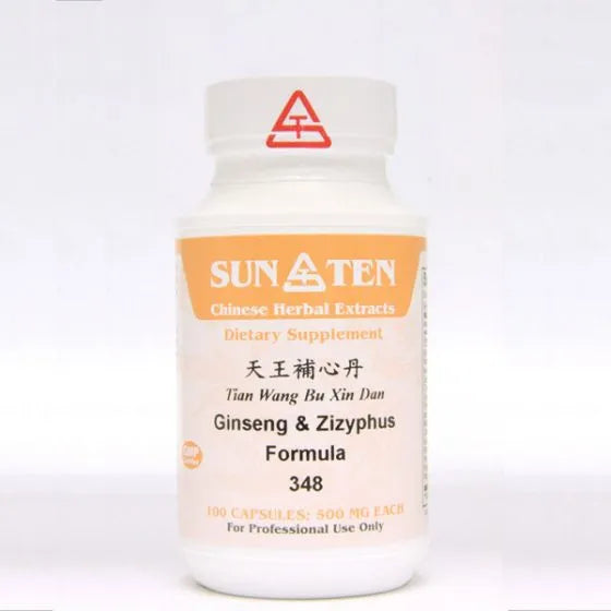 Sun Ten Ginseng & Zizyphus Formula 348B - 100 Capsules