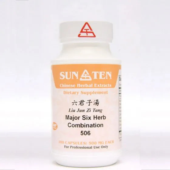 Sun Ten Major Six Herb Combination 506B - 100 Capsules