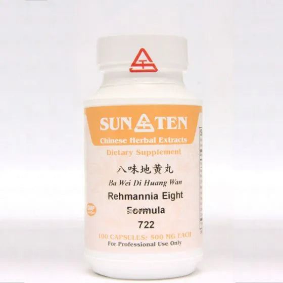 Sun Ten Rehmannia Eight Formula 722B - 100 Capsules