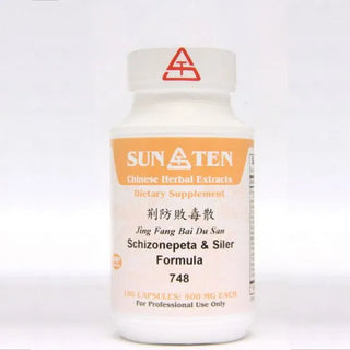 Sun Ten Schizonepeta & Siler Formula 748B - 100 Capsules