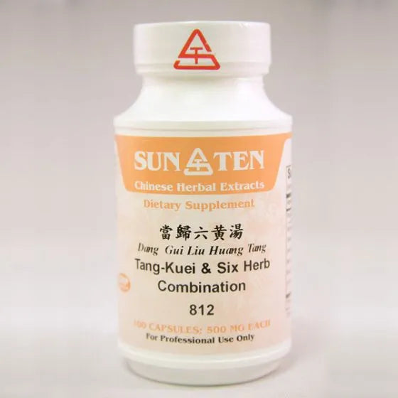 Sun Ten Tang-kuei & Six Herb Combination 812B - 100 Capsules