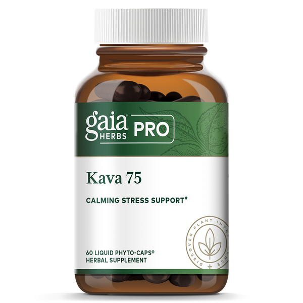 Kava 75 (formerly Kava Kava) Capsules - Gaia Herbs Professional Solutions