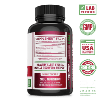 Tart Cherry Extract + Celery Seed by Zhou Nutrition