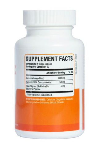 Turmeric 95 - 60 capsules (INFOWARS M.D)