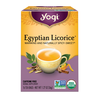 Egyptian Licorice Herbal Tea - 16 Bags - 1.27 OZ (Yogi)