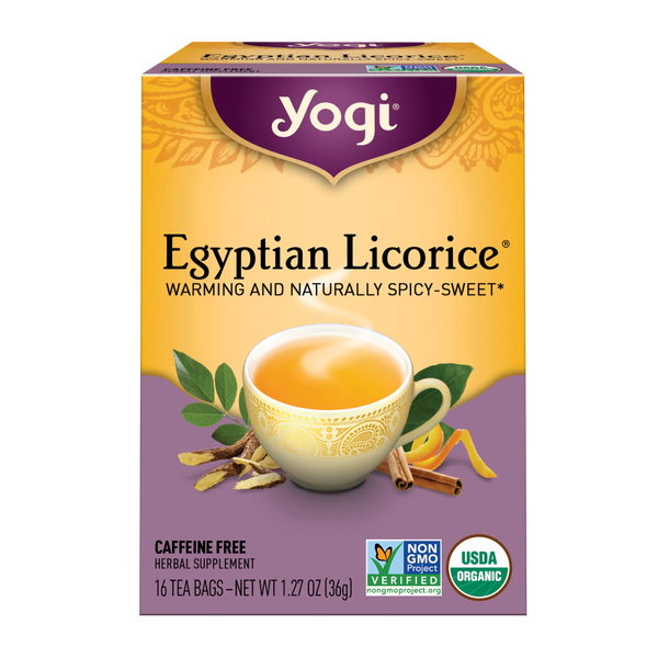 Egyptian Licorice Herbal Tea - 16 Bags - 1.27 OZ (Yogi)