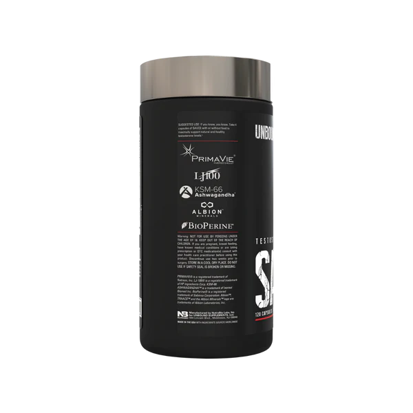 Sauce Testosterone Amplifier - 120 Capsules (Unbound) BACKORDERED