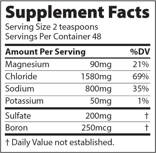 Utah Sea Minerals 16 ounces - Trace Minerals Research