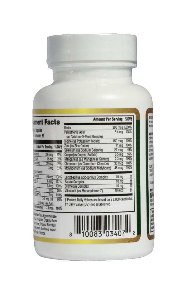 Wholefood Multivitamin - 60 Count (InfoWars Life)