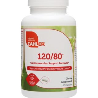 120/80 Cardiovascular Support - 60 Capsules (Zahler Advanced Nutrition)