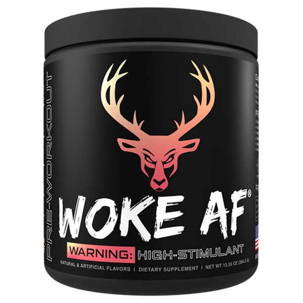 WOKE AF High- Stimulant Pre-Workout - 13.55 OZ - Watermelon Lemonade (Bucked Up)