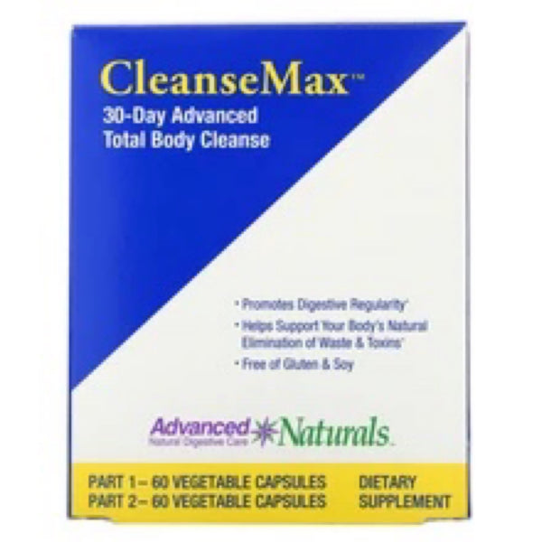 CleanseMax 30-Day Advanced Total Body Cleanse - (Advanced Naturals)