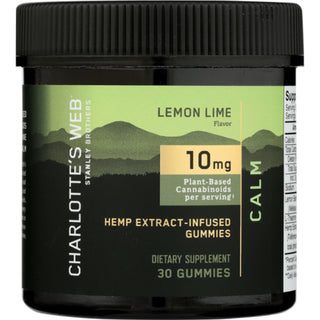 Extract-Infused Gummies 10mg - 30 Gummies Lemon Lime (Charlotte's Web)