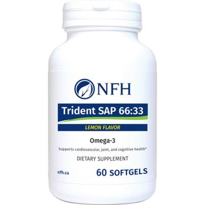 Trident SAP 66:33 Lemon Flavor 60 softgels - Nutritional Fundamentals for Health