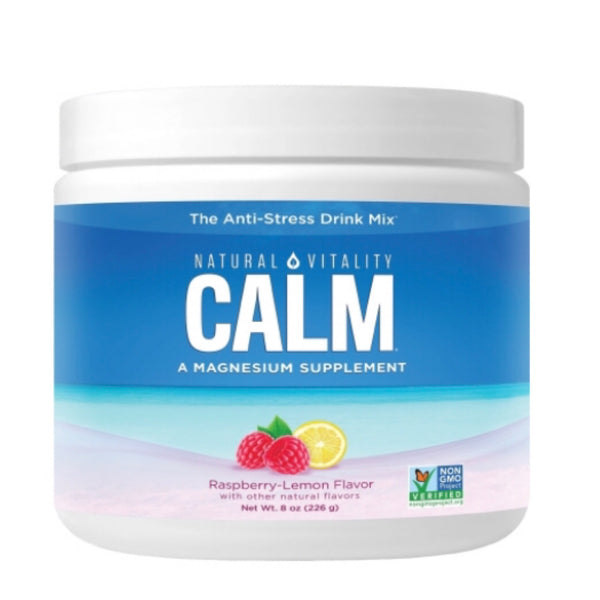 Natural Calm Raspberry/Lemon 8 ounces - Natural Vitality