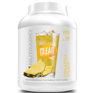 Clear Whey Protein Isolate - Pineapple Splash - 1.1 LB (NutraBio)