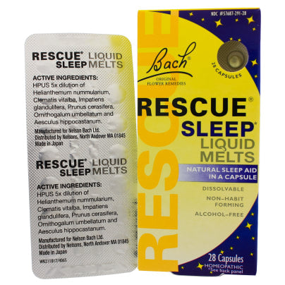 Rescue Sleep Liquid Melts - Bach Flower Remedies