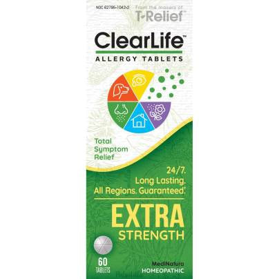 ClearLife Allergy Tablets Extra Strength - MediNatura