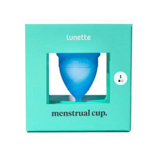 Lunette Menstrual Cup Blue Model 1