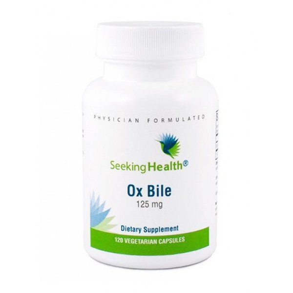 Ox Bile 125mg - 120 Capsules (Seeking Health)