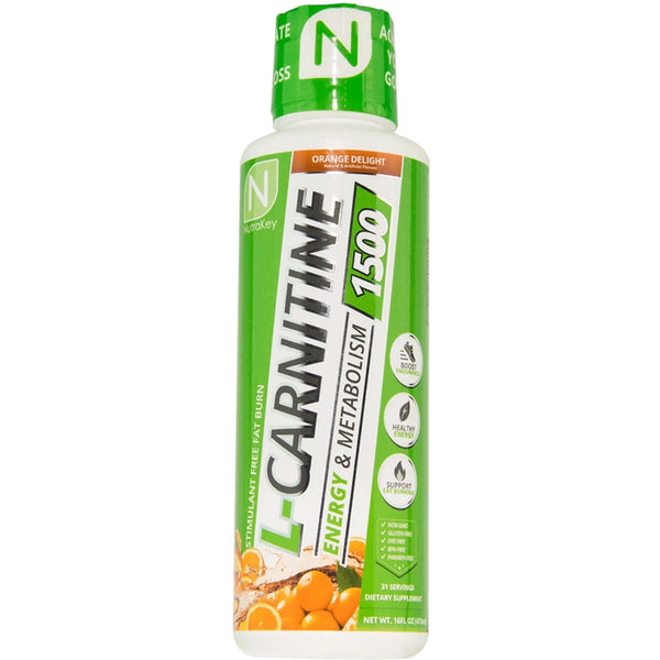 L-Carnitine 1500 - 16 FL OZ Orange Delight (Nutrakey)