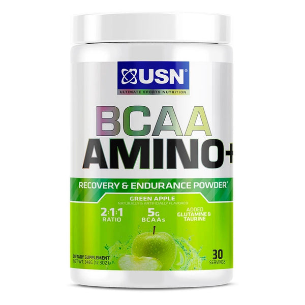 BCAA Amino+ - Green Apple - 30 Servings (USN)