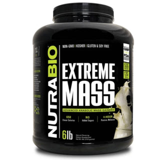 Extreme Mass - Vanilla - 6 LB (NutraBio)