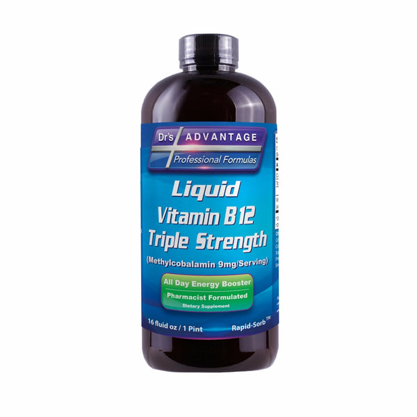 Liquid Vitamin B12 Tripple Strength - 16 FL OZ by Dr's Advantage