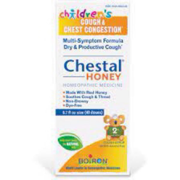 Chestal Honey Children's Cough and Chest Congestion Syrup - 6.7 FL OZ (Boiron Homeopathics)