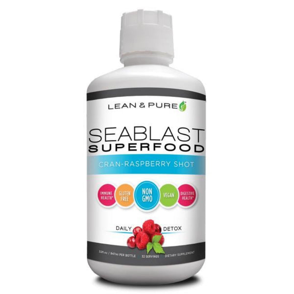 Seablast Superfood - 32 FL OZ Cran-Raspberry (Lean & Pure)