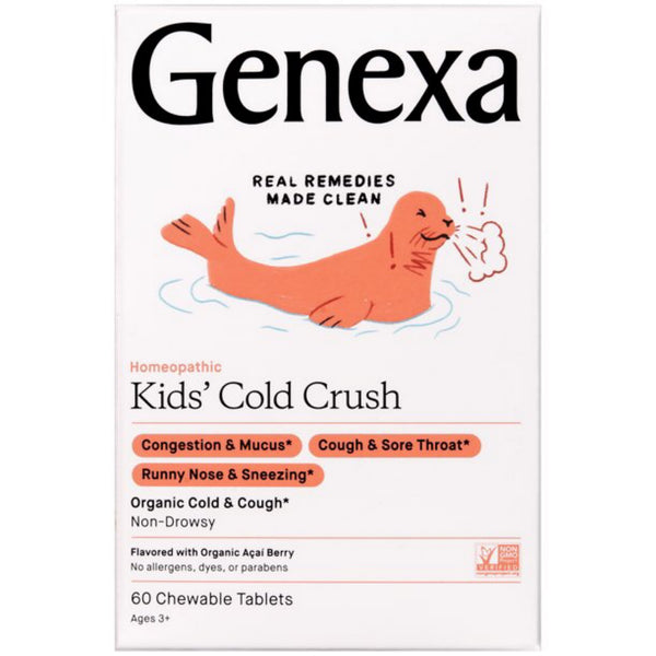 Kids' Cold Crush - 60 Chewable Tablets (Genexa)