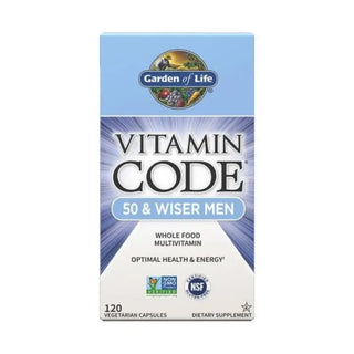 Vitamin Code 50 & Wiser Men - 240 Vegetarian Capsules (Garden of Life)