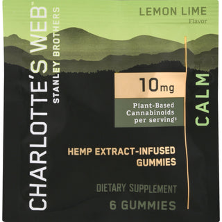 Charlotte's Web Calm Gummies 10mg 6 Count Lemon Lime