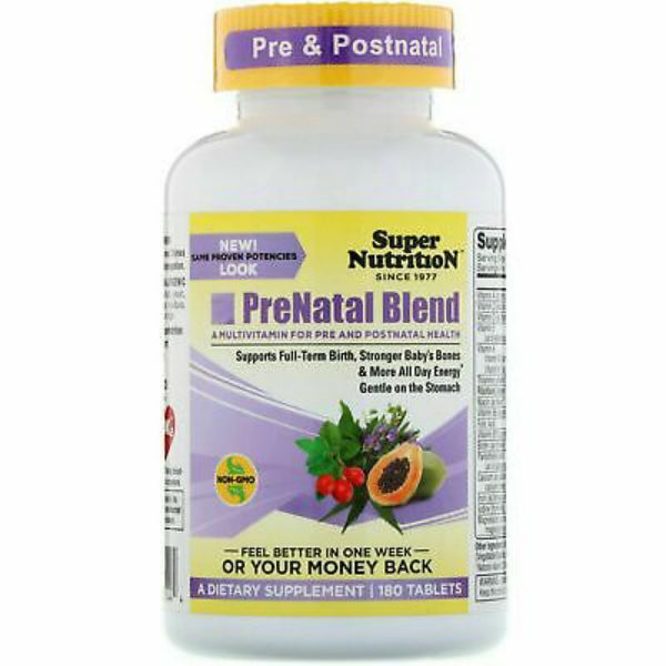 Prenatal Blend - 180 Tablets (Super Nutrition)