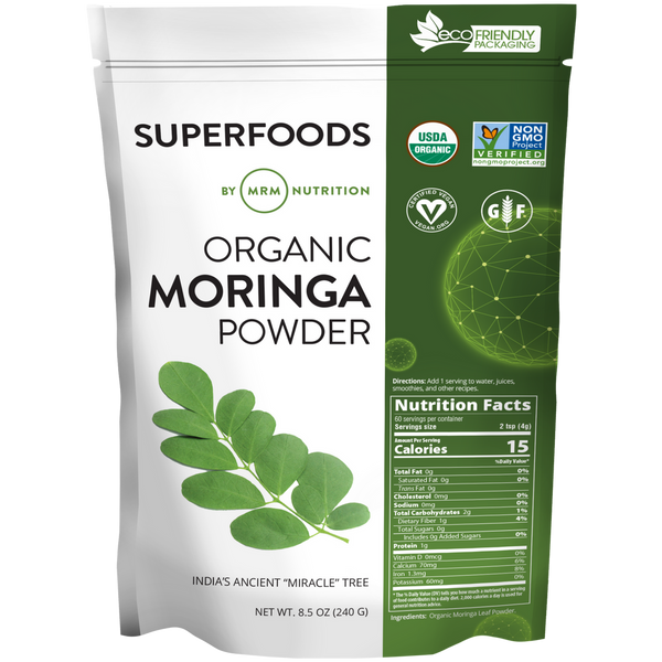 Super Foods - Raw Organic Moringa Leaf Powder (MRM Nutrition)