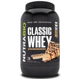 Classic Whey Protein - 2 LB - Chocolate Peanut Butter Bliss (NutraBio)
