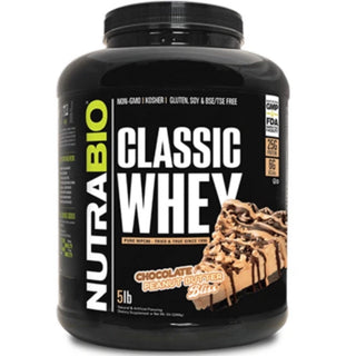 Classic Whey Protein - 5 LB - Chocolate Peanut Butter Bliss (NutraBio)