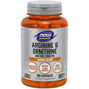 Arginine & Ornithine 500mg/ 250 Mg - 100 Veg Capsules (Now Sports)
