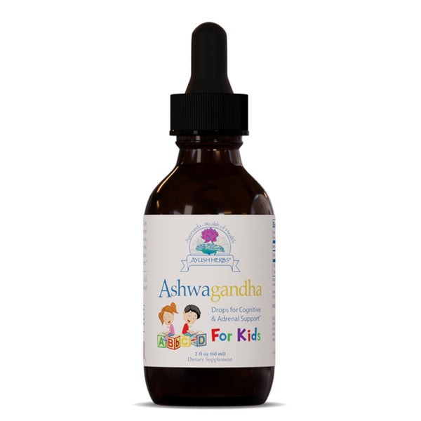 Kids Ashwagandha Drops - 2 FL OZ (Ayush Herbs)