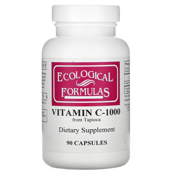 Vitamin C-1000 - 90 Capsules (Ecological Formulas)