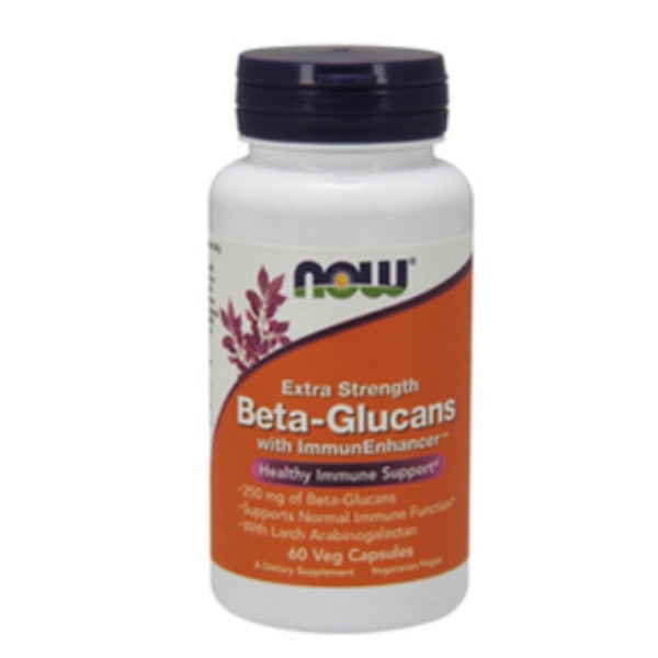 Beta-Glucans w/ImmunEhancer - 60 Capsules (NOW Foods)