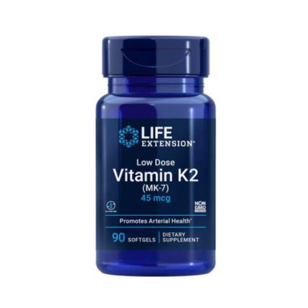 Low-Dose Vitamin K2 Menaquinone-7 (MK-7) - Life Extension